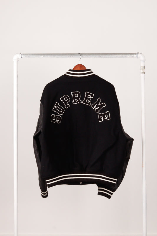 Supreme FW23 'Tiger' Varsity Jacket Black (2023)