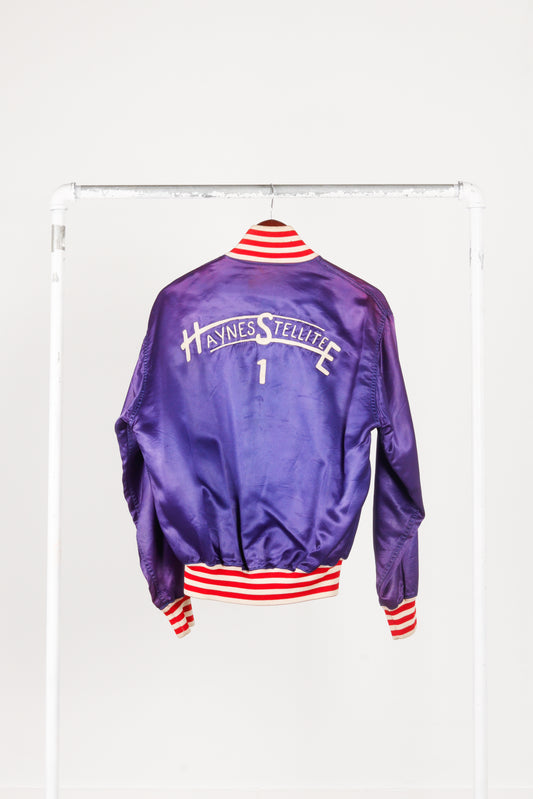 Vintage 50's Macgregor 'Haynes Stellite' Satin Bomber Jacket