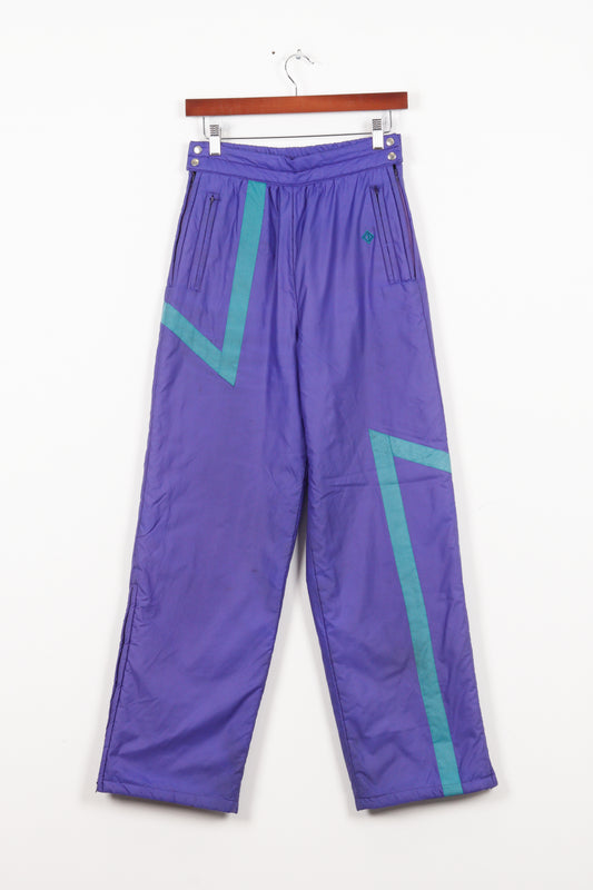 Vintage 80's Christian Dior 'Ski' Pants Purple