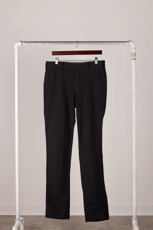 Comme des Garçons HOMME Plus AW19 'Polyester Slim Tailored' Trousers Black (2019)