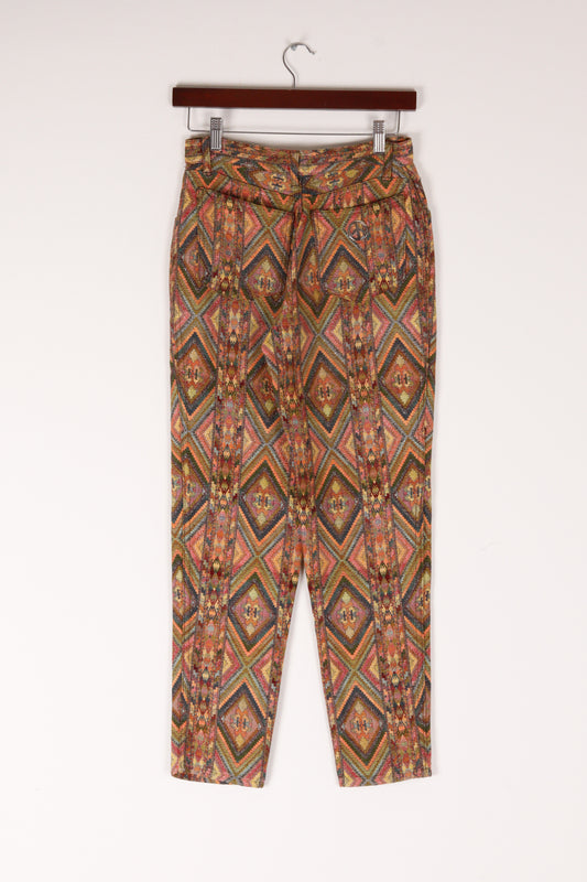 90's Moschino Jeans 'Geometric Tapestry Print' Jeans