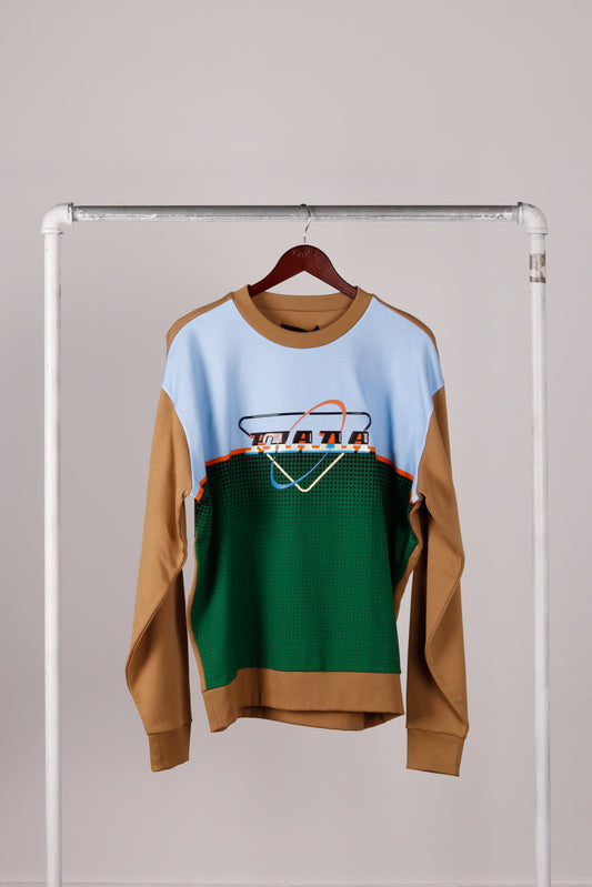 Prada FW19 'Atom Logo Print' Crewneck (2019)