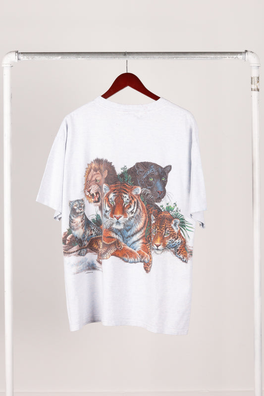 Vintage 1994 Habitat 'Big Cats' T-Shirt