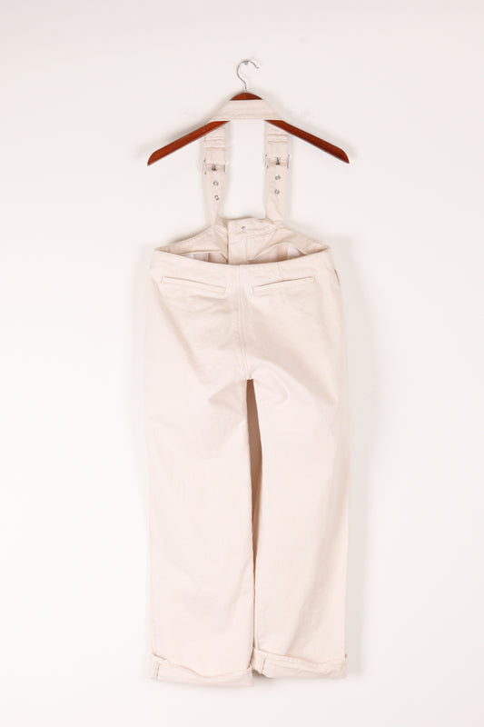 Dion Lee SS24 'Y Front' Denim Jeans Beige (2024)