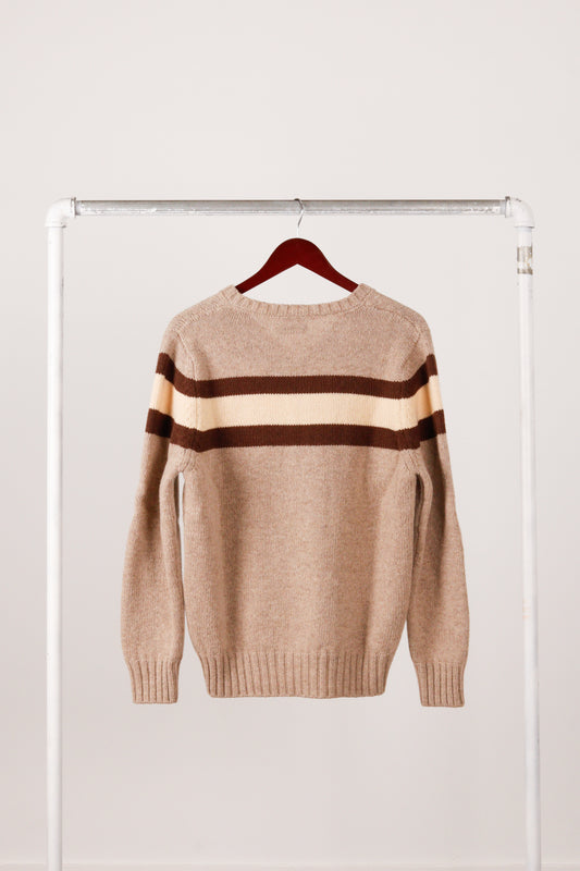 Bode FW23 'Brewster' V-Neck Sweater Brown (2023)