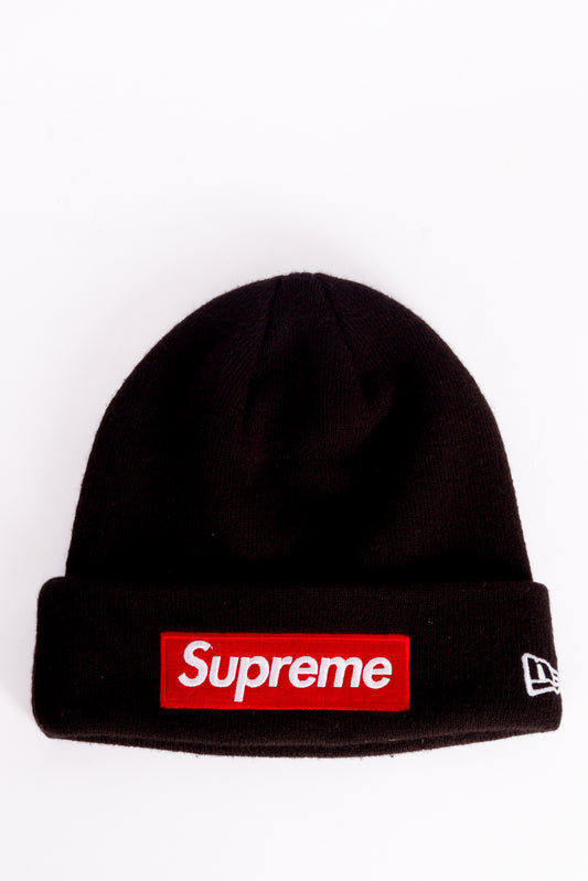 Supreme FW22 'Box Logo' New Era Beanie Black (2022)