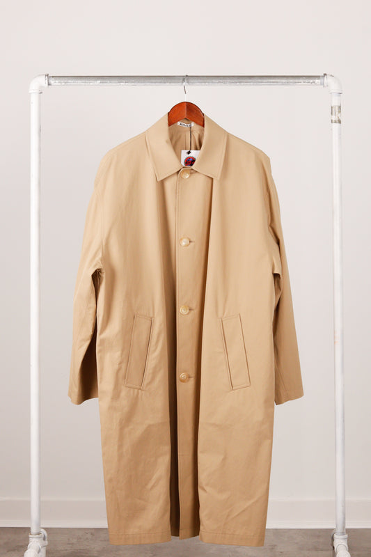 Auralee AW23 'Gabardine' Trench Coat Khaki (2023)