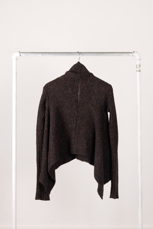 Rick Owens FW12 'Speckled Wool' Cardigan Sweater (2012)