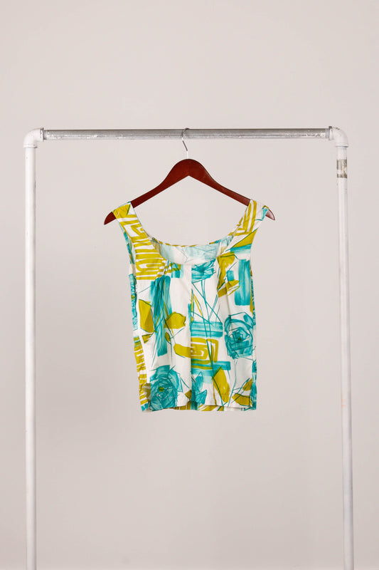 Marni 'Painted Abstract Print' Tank Top