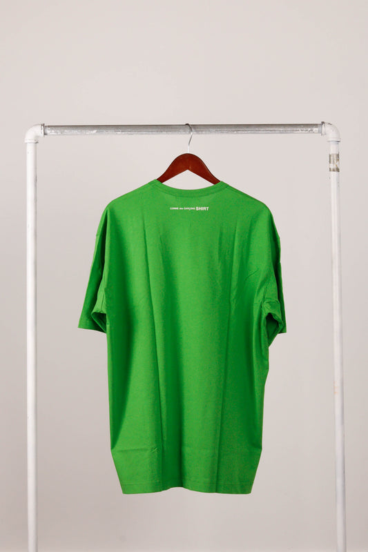 Comme des Garçons SHIRT SS23 'Back Logo' Oversized T-Shirt Green (2023)