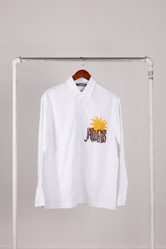 Jacquemus SS21 'Le Raphia La Chemise Baou' Shirt White (2021)