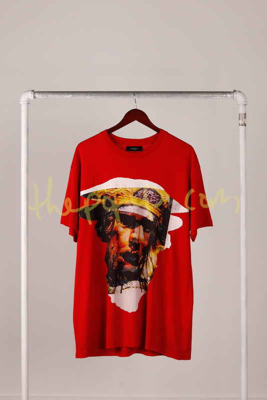 Givenchy Paris FW12 'Jesus Face Minotaur' Tee Red (2012)