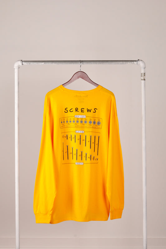 Tom Sachs 'Logjam' L/S Tee Yellow (2020)