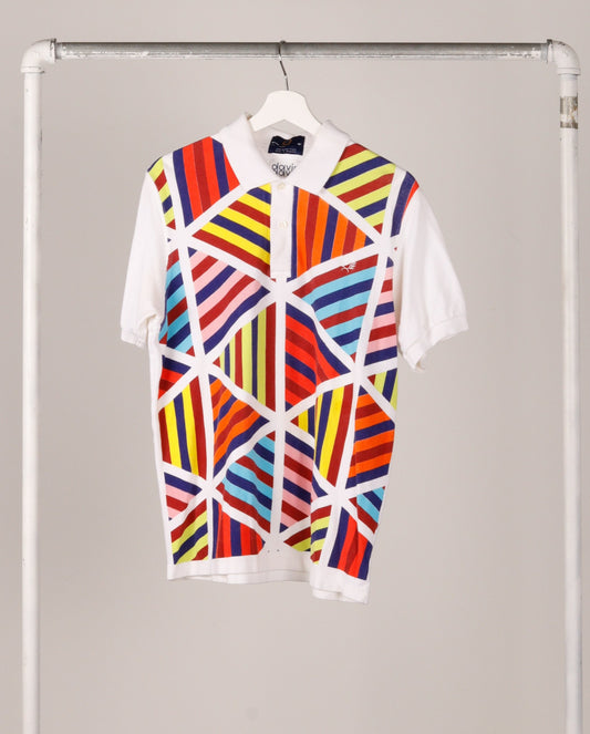 Fred Perry x David David SS07 'Blank Canvas Abstract Triangle' Polo Shirt (2007)