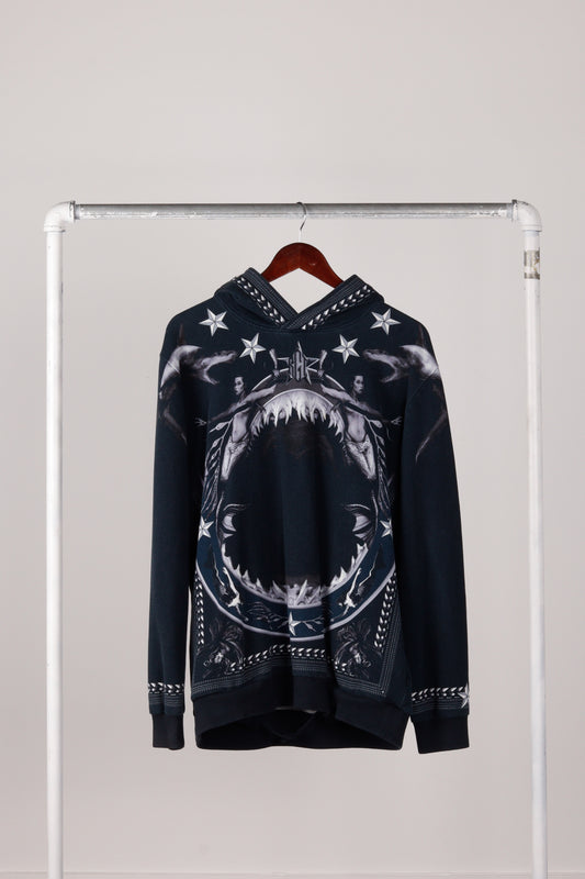 Givenchy FW12 'Mermaid Shark Jaw' Hooded Sweatshirt (2012)