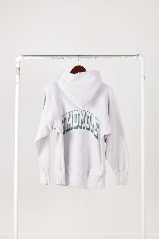 Vintage 80's Champion 'Reverse Weave Skidmore College' Hooded Sweatshirt