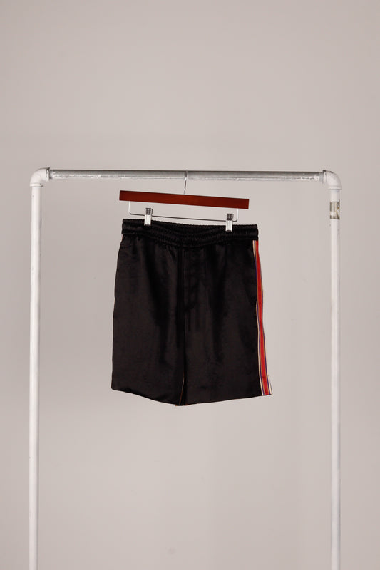 Gucci SS18 'Horsebit Print' Silk Acetate Shorts (2018)