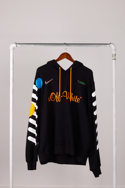 OFF-White x Nike Lab SS18 'Mercurial NRG X' Hooded Sweatshirt Black (2018)