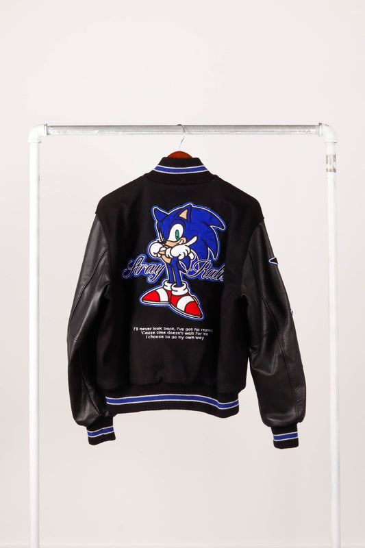 Stray Rats x Sonic The Hedgehog FW21' 30th Year Anniversary' Varsity Jacket (2021)