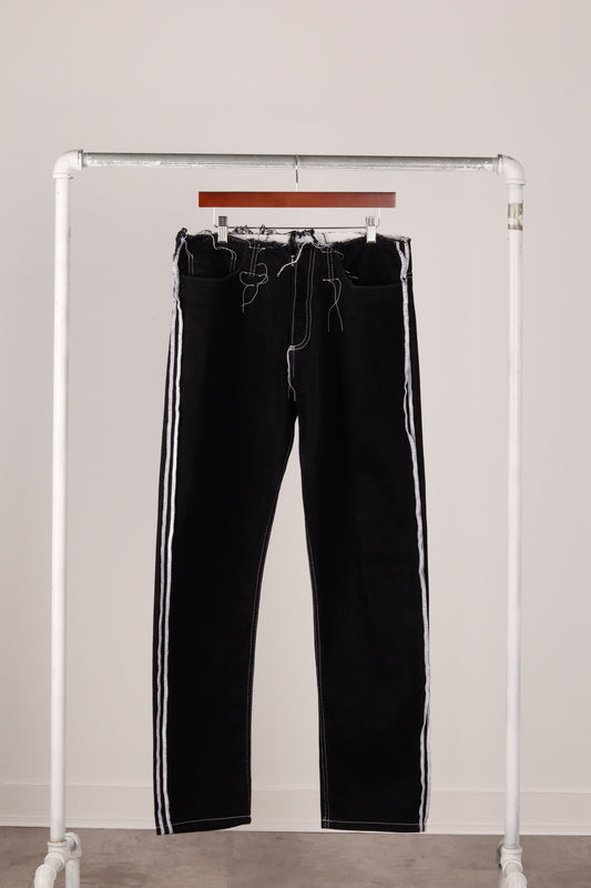 Maison Margiela SS21 "Contrast Stitch' Denim Black (2021)