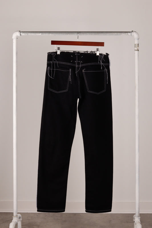 Maison Margiela SS21 "Contrast Stitch' Denim Black (2021)