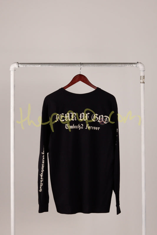 Fear of God FW15 Limited Edition 'Timbuk2 Forever' L/S Tee Black (2015)