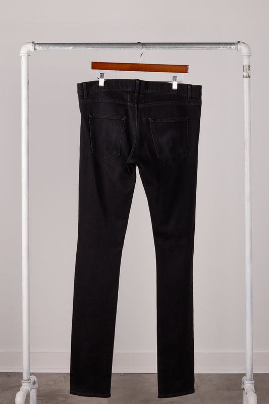 Saint Laurent FW14 'D02 M/SK LW' Skinny Denim Jeans Black (2014)