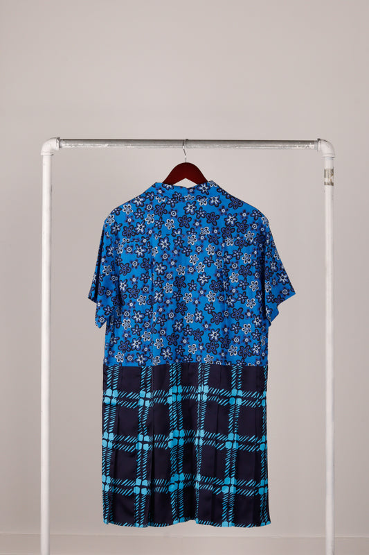 Marni x Uniqlo SS22 'S/S Pleated Dress' Blue (2022)