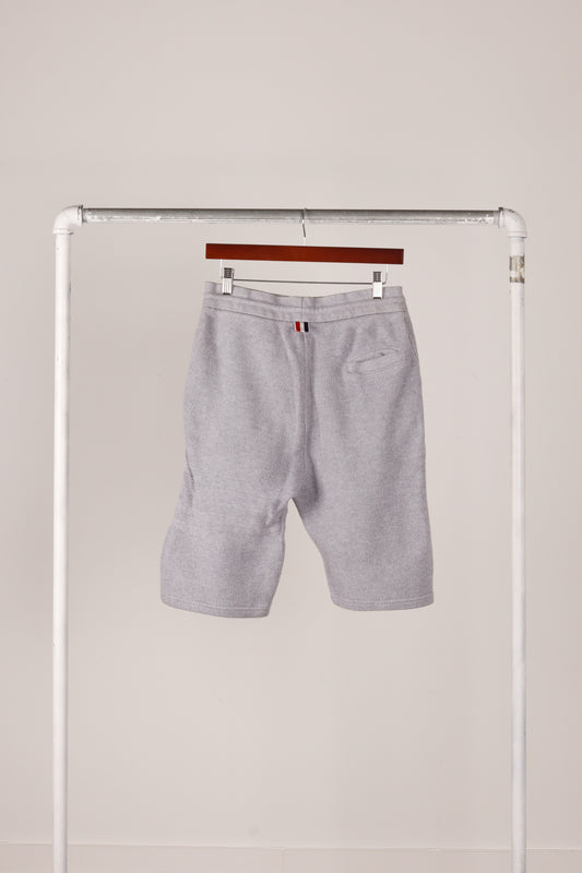 Thom Browne SS19 '4-Bar Honeycomb Pique' Shorts Grey (2019)