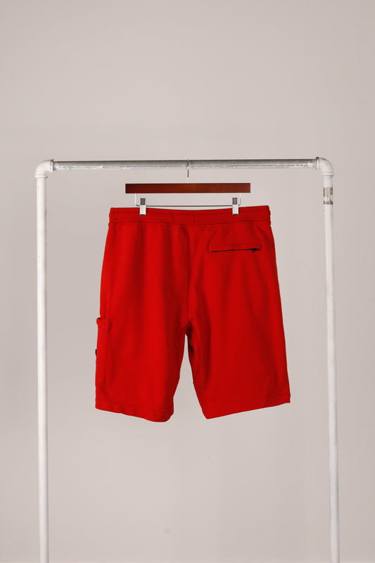 Stone Island FW22 'Bermuda' Cargo Shorts Red (2022)