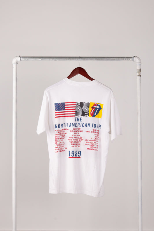 Vintage 1989 The Rolling Stones 'Wheels Of Steel North American Tour' T-Shirt