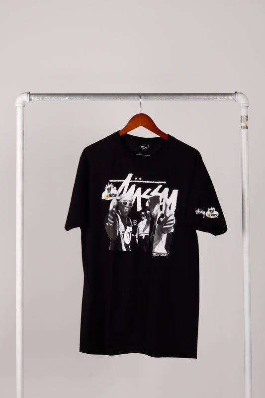 Stüssy x Yo! MTV Raps FW13 'Public Enemy' Tee Black (2013)