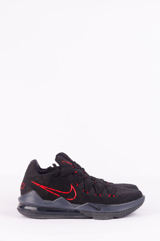 Nike Lebron 17 Low 'Black Red Dark Grey' (2020)