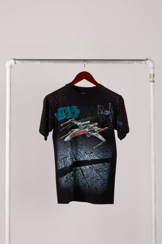 Vintage 1996 Star Wars 'X-Wing Megaprint' T-Shirt