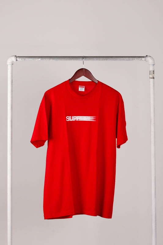 Supreme SS10 'Motion Logo' T-Shirt Red (2010)