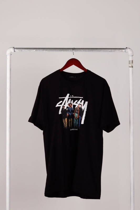 Stüssy x A Tribe Called Quest SS15 'Line Up' Tee Black (2015)