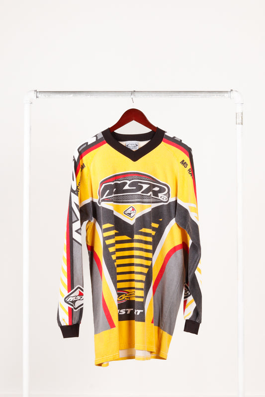 Vintage 90's MSR Racing 'Just Dirt' Motocross L/S Jersey T-Shirt