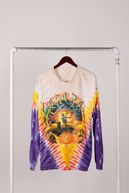 Vintage 2005 Grateful Dead '94 Fall Tour' Tie Dye L/S T-Shirt