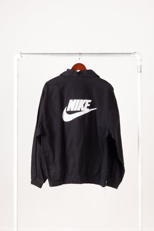 Vintage 90's Nike Premier Soccer 'Denim' Pullover Shirt Black