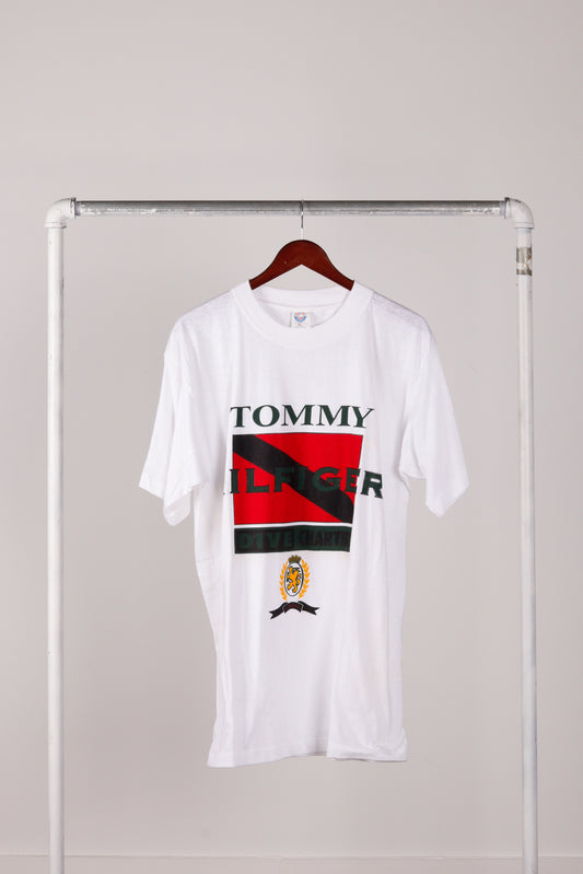 Vintage 90's Tommy Hilfiger 'Bootleg Dive Charter' T-Shirt