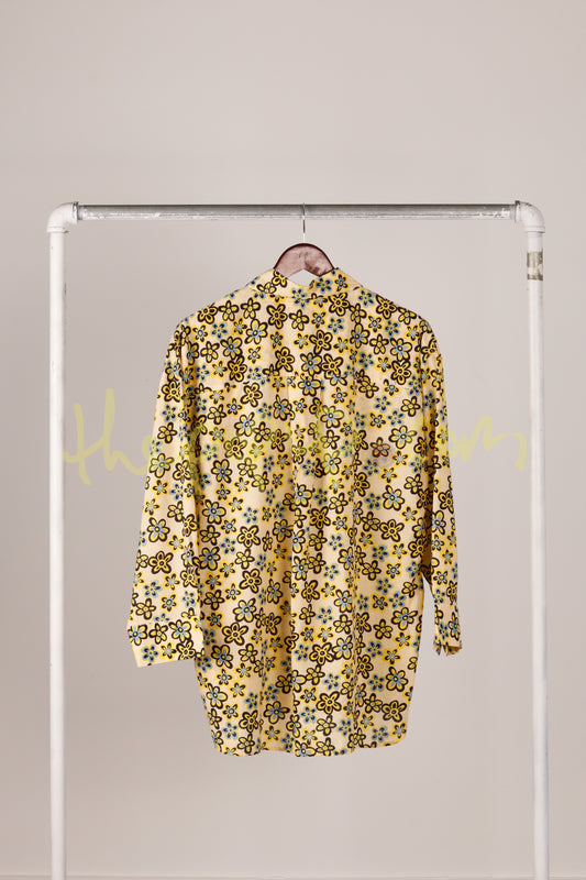 Marni x Uniqlo SS22 'Oversized Flower' Shirt Yellow (2022)