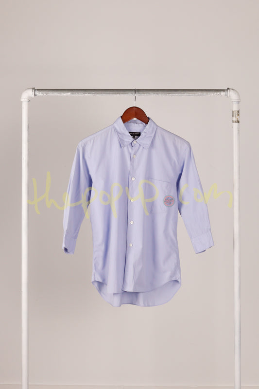 Comme des Garçons Homme Plus SS11 'Cropped Sleeve' Oxford Shirt Blue (2011)