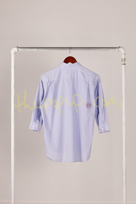 Comme des Garçons Homme Plus SS11 'Cropped Sleeve' Oxford Shirt Blue (2011)