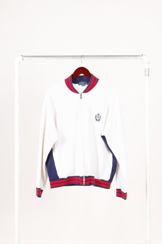 Vintage 90's Polo Ralph Lauren 'Tennis Crest Logo' Track Jacket