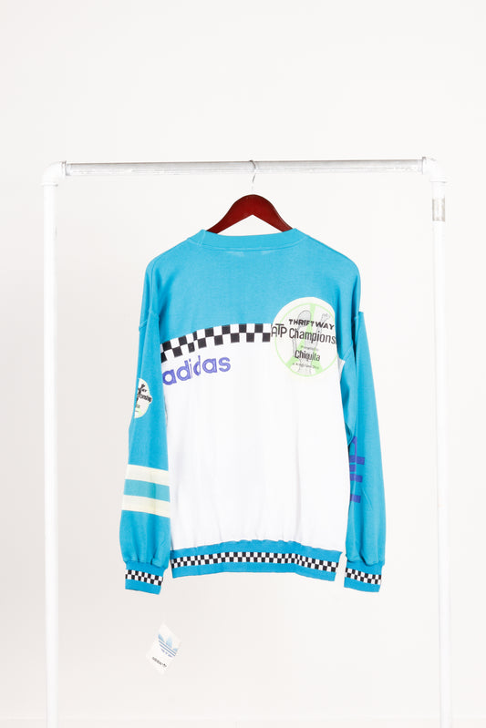 Vintage 80's adidas 'Thriftway ATP Tennis Championship' Crewneck