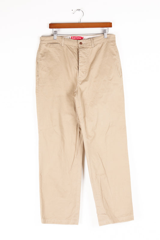 90's Supreme 'Chino' Pants Khaki