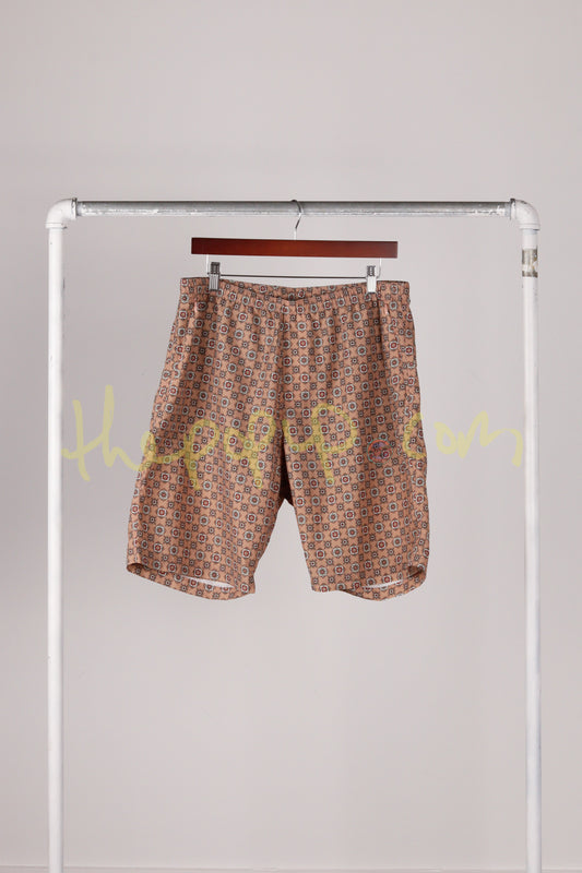 Needles SS19 'Floral Paisley' Nylon Shorts Beige (2019)