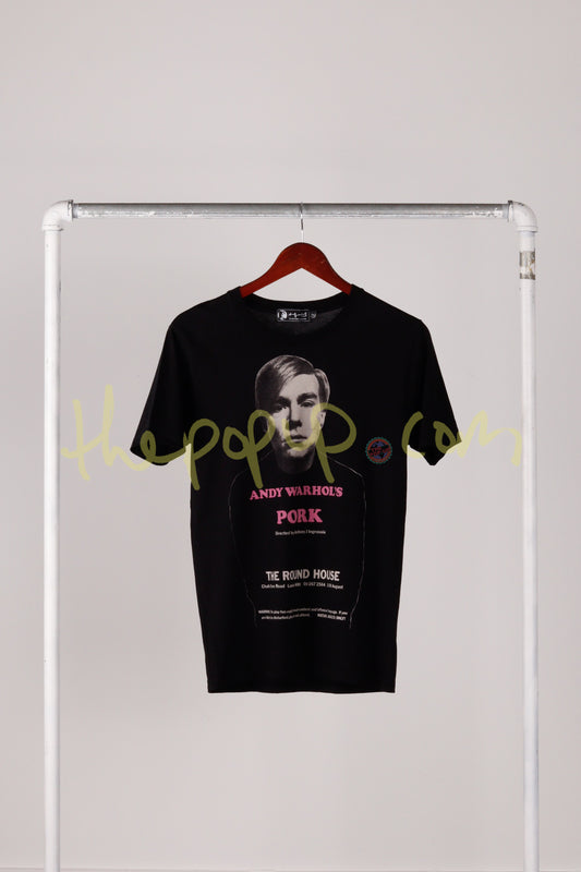 Hysteric Glamour x Andy Warhol SS06 'Pork Poster' Tee Black (2006)