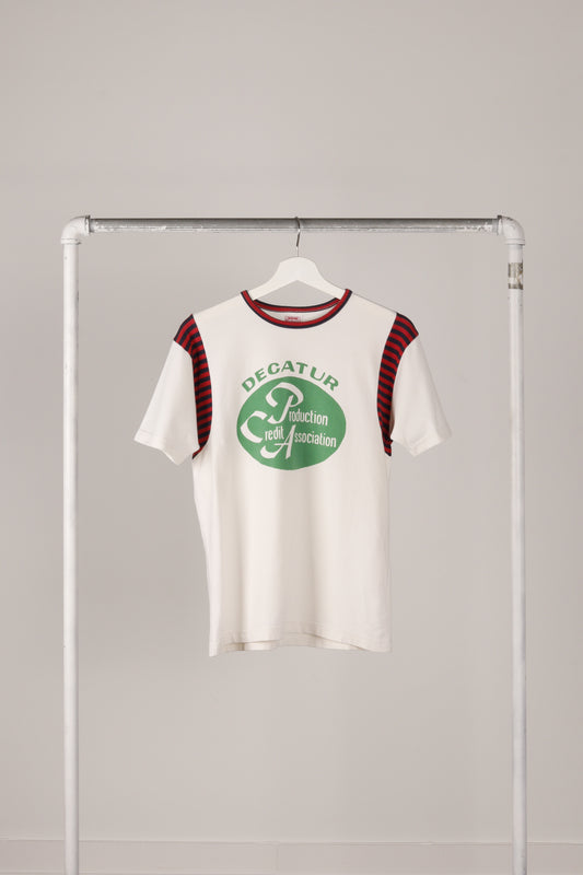 Cushman Japan SS14 'Decatur Production Credit Association' T-Shirt White