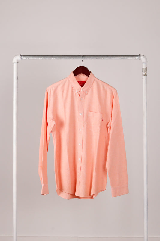 Supreme SS11 'Light Weight' Oxford Shirt Pink (2011)